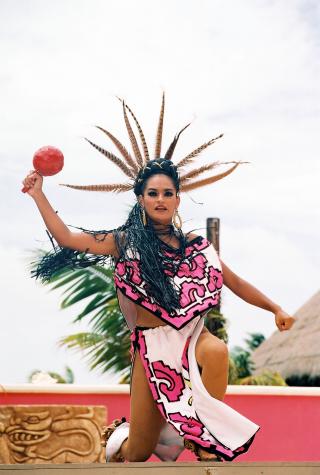 dancer - Costa Maya, Mexico