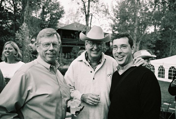 bill, richard and mike - Laurie & Mikes Wedding - HF Bar Ranch Saddlestring, Wyoming